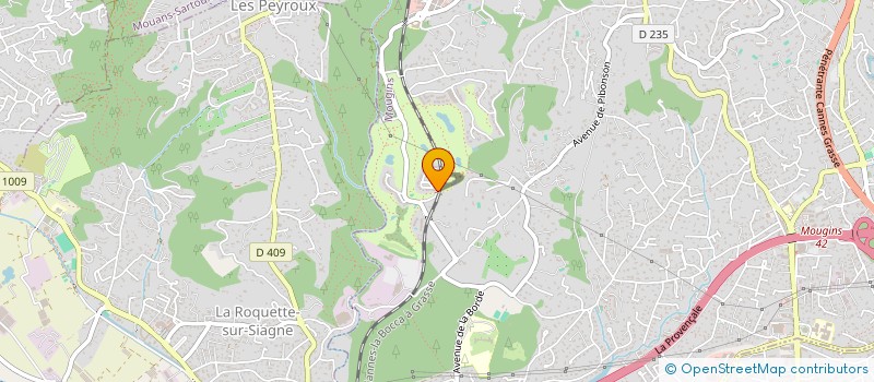 localisation de l'entreprise MADAME OLIVIA LAFONT  MOUGINS