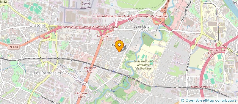 localisation de l'entreprise MADAME OLIVIA LAFORET à TOULOUSE