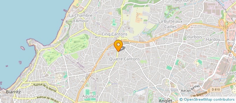 localisation de l'entreprise MADAME OLIVIA LAINE  ANGLET