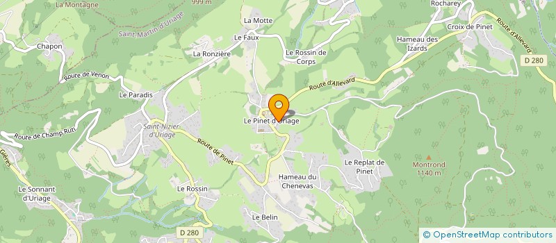 localisation de l'entreprise MADAME OLIVIA LANFRANCHI à SAINT-MARTIN-D'URIAGE