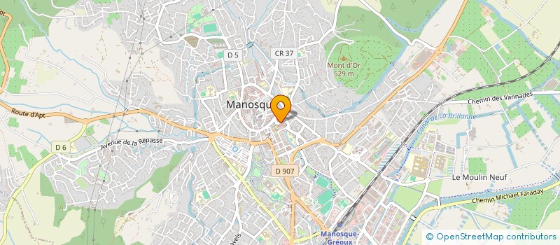 localisation de l'entreprise MADAME OLIVIA LAUGIER à MANOSQUE