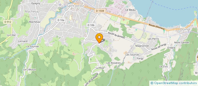 localisation de l'entreprise MADAME OLIVIA LE  SAINT-JORIOZ