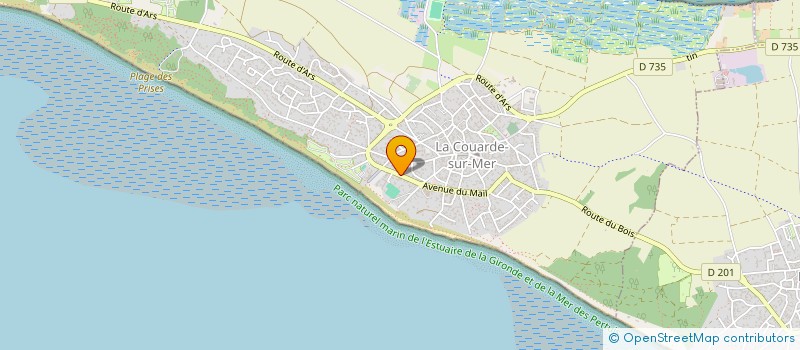 localisation de l'entreprise MADAME OLIVIA LEBLOND  LA COUARDE-SUR-MER