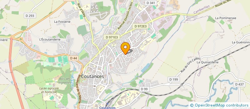 localisation de l'entreprise MADAME OLIVIA LELIEVRE  COUTANCES