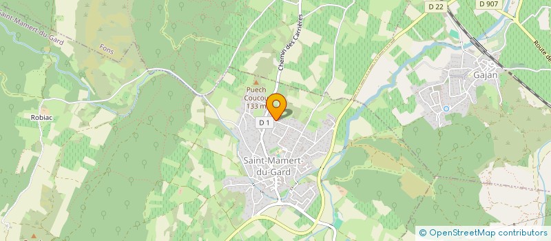 localisation de l'entreprise MADAME OLIVIA LOPEZ  SAINT-MAMERT-DU-GARD