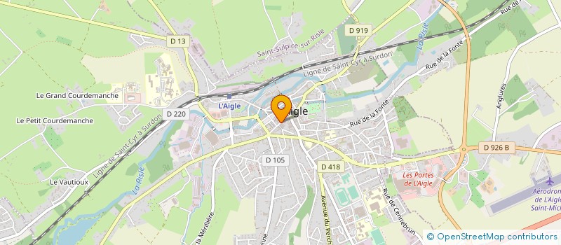 localisation de l'entreprise MADAME OLIVIA LOUWAGIE à L'AIGLE