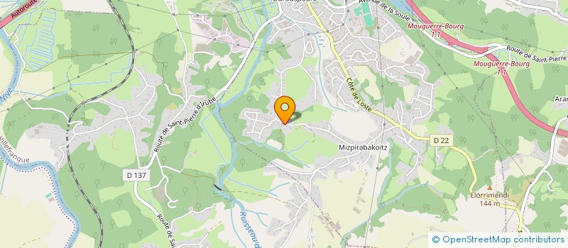 localisation de l'entreprise MADAME OLIVIA MACHICOTE  ANGLET