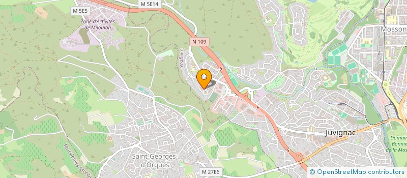 localisation de l'entreprise MADAME OLIVIA MAES  JUVIGNAC