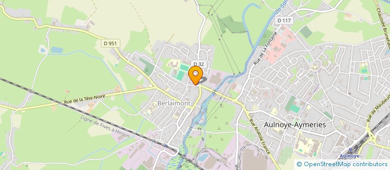 localisation de l'entreprise MADAME OLIVIA MARIE LOUISE BELLANGER  BERLAIMONT