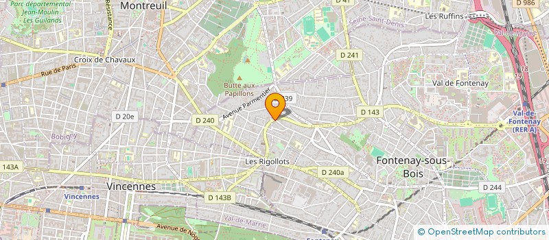 localisation de l'entreprise MADAME OLIVIA MARTEZ  FONTENAY-SOUS-BOIS