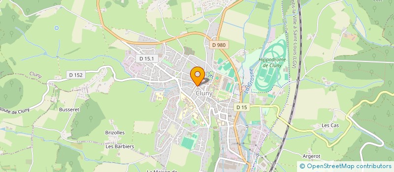 localisation de l'entreprise MADAME OLIVIA MERCIER  CLUNY