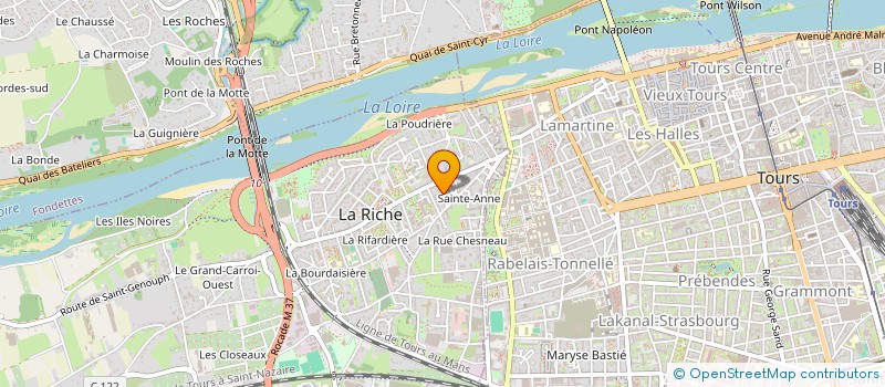 localisation de l'entreprise MADAME OLIVIA MEYNARD à LA RICHE