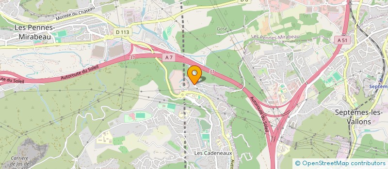 localisation de l'entreprise MADAME OLIVIA MICHAUD à LES PENNES-MIRABEAU