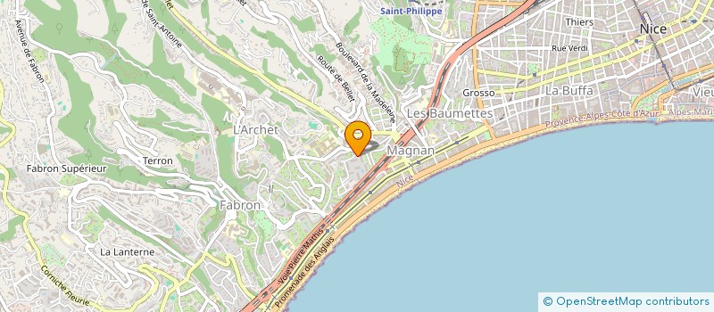 localisation de l'entreprise MADAME OLIVIA MORANT à NICE