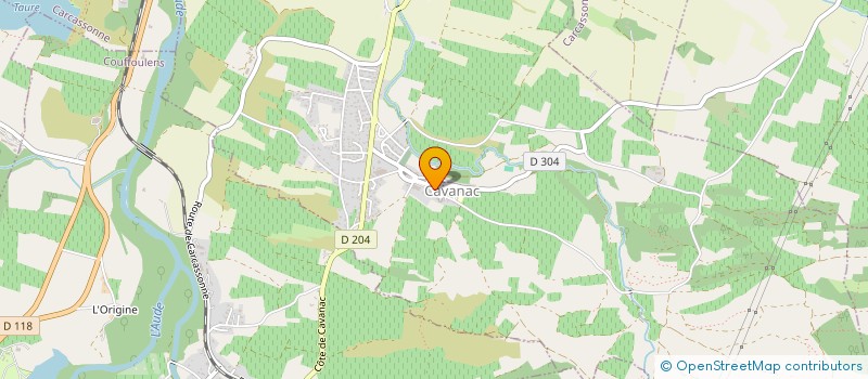 localisation de l'entreprise MADAME OLIVIA MOSA  CAVANAC