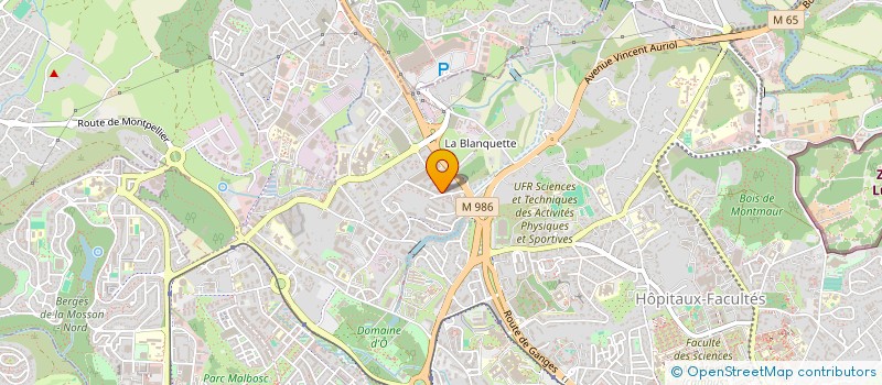 localisation de l'entreprise MADAME OLIVIA NAKOMBO à MONTPELLIER