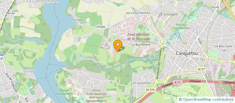 localisation de l'entreprise MADAME OLIVIA NAUD  CARQUEFOU