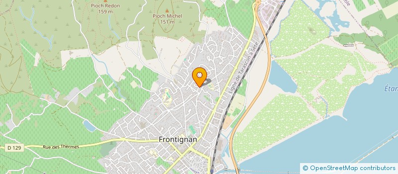 localisation de l'entreprise MADAME OLIVIA NEBOT à FRONTIGNAN