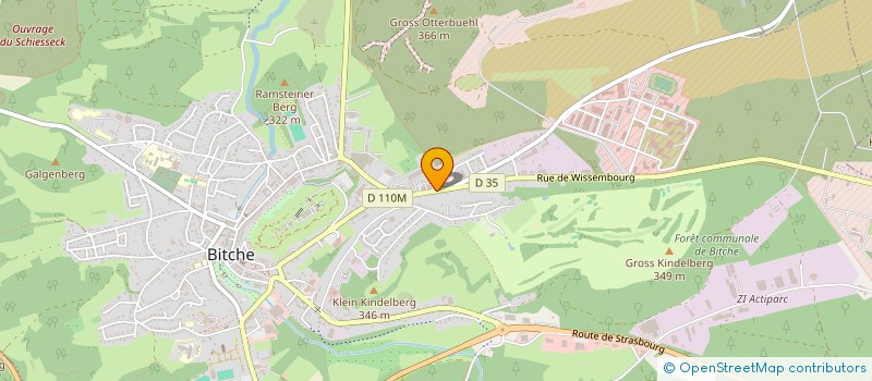 localisation de l'entreprise MADAME OLIVIA NEI  BITCHE