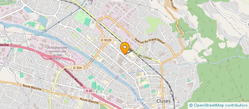 localisation de l'entreprise MADAME OLIVIA NGUYEN  CLUSES