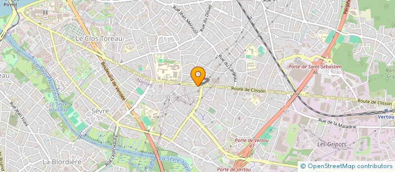 localisation de l'entreprise MADAME OLIVIA OLIVIA DAVID  VERTOU