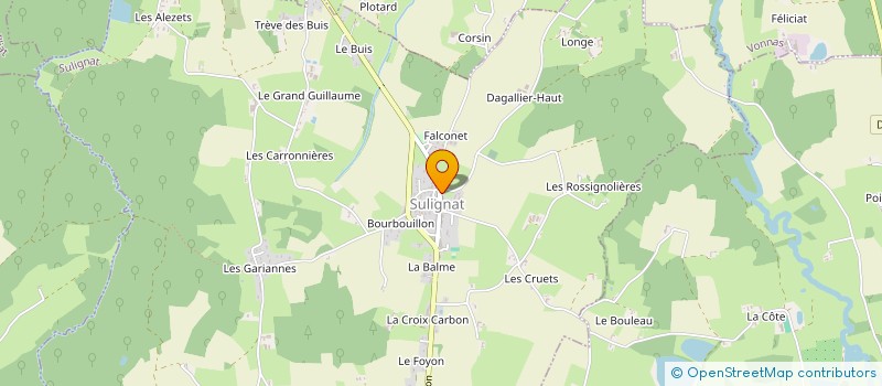 localisation de l'entreprise MADAME OLIVIA ONDET à SULIGNAT
