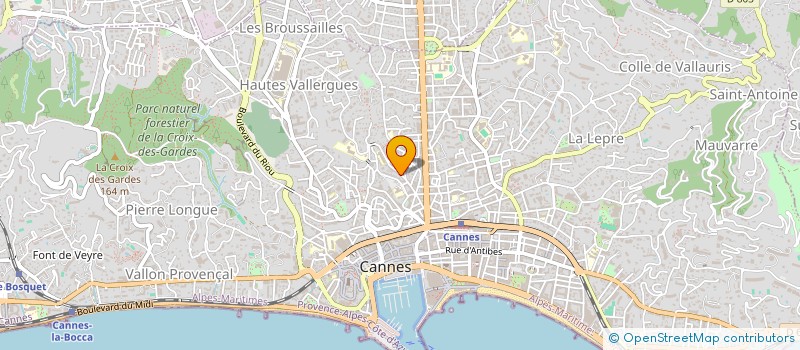 localisation de l'entreprise MADAME OLIVIA PAROLDI à CANNES