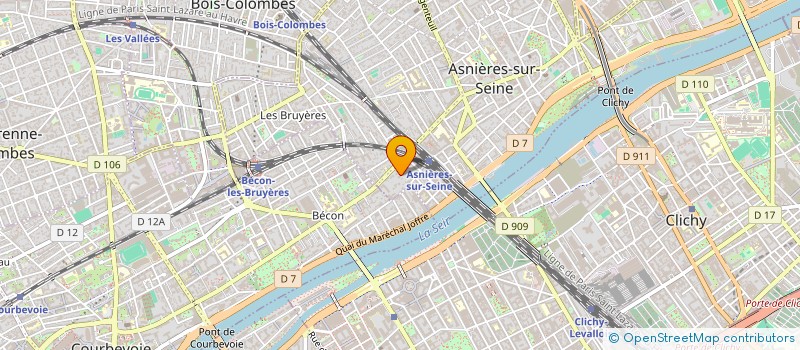 localisation de l'entreprise MADAME OLIVIA PAUL à ASNIERES-SUR-SEINE
