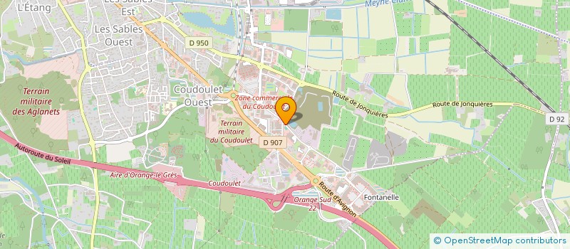 localisation de l'entreprise MADAME OLIVIA PELEGRIN  ORANGE