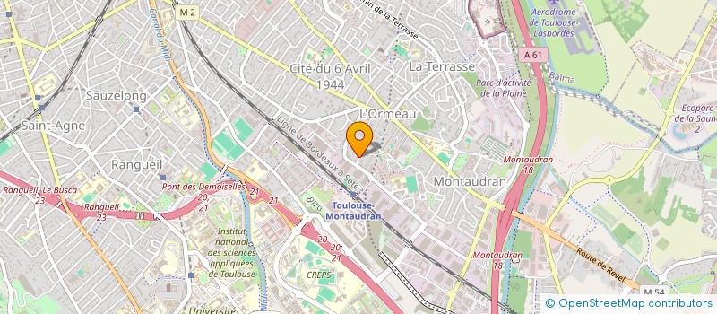 localisation de l'entreprise MADAME OLIVIA PERRIER à TOULOUSE