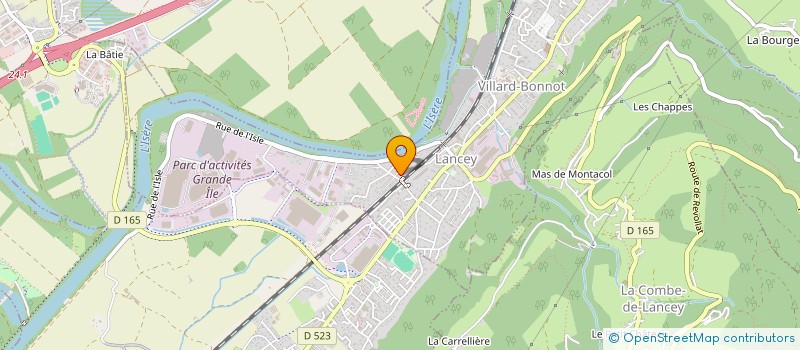 localisation de l'entreprise MADAME OLIVIA PERRON  VILLARD-BONNOT