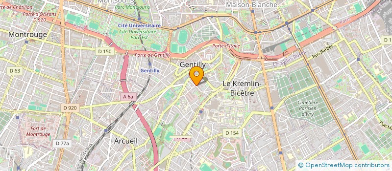 localisation de l'entreprise MADAME OLIVIA PILLER  GENTILLY