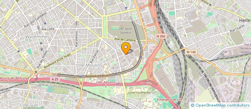 localisation de l'entreprise MADAME OLIVIA PINO à LILLE