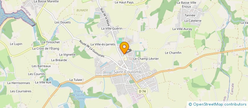 localisation de l'entreprise MADAME OLIVIA PINTO  SAINT-COULOMB