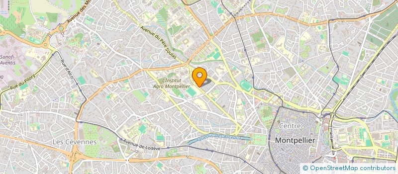 localisation de l'entreprise MADAME OLIVIA POIGNANT à MONTPELLIER
