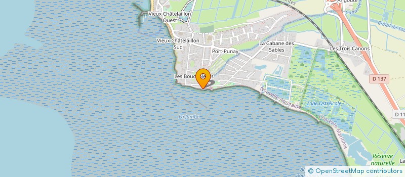 localisation de l'entreprise MADAME OLIVIA PREVOST à CHATELAILLON-PLAGE