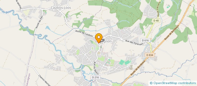 localisation de l'entreprise MADAME OLIVIA PUGA PEREIRA  SAUVAGNON