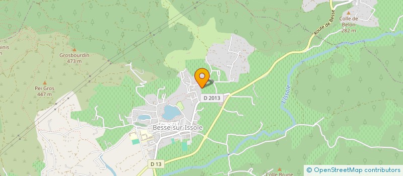 localisation de l'entreprise MADAME OLIVIA PUGNA  BESSE-SUR-ISSOLE