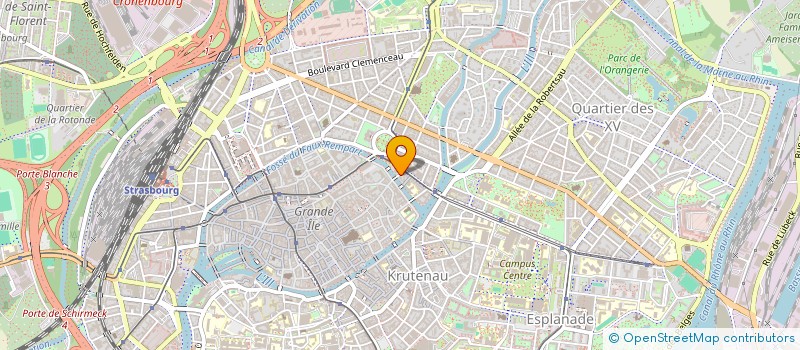 localisation de l'entreprise MADAME OLIVIA REBEL à STRASBOURG