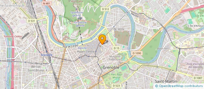 localisation de l'entreprise MADAME OLIVIA REBELO ANTUNES à GRENOBLE