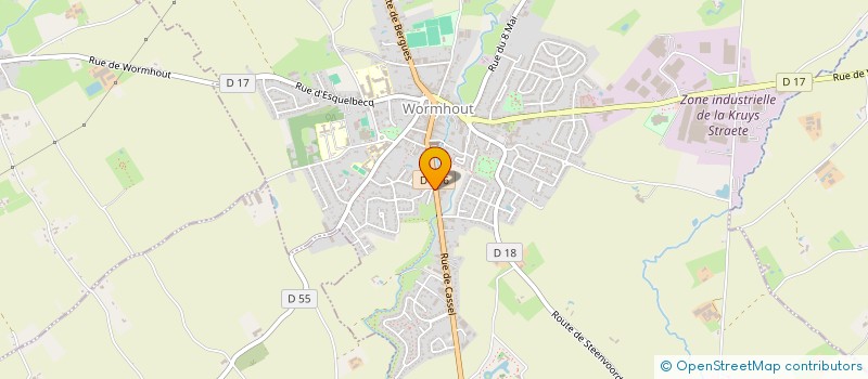 localisation de l'entreprise MADAME OLIVIA RISCHEBE  WORMHOUT