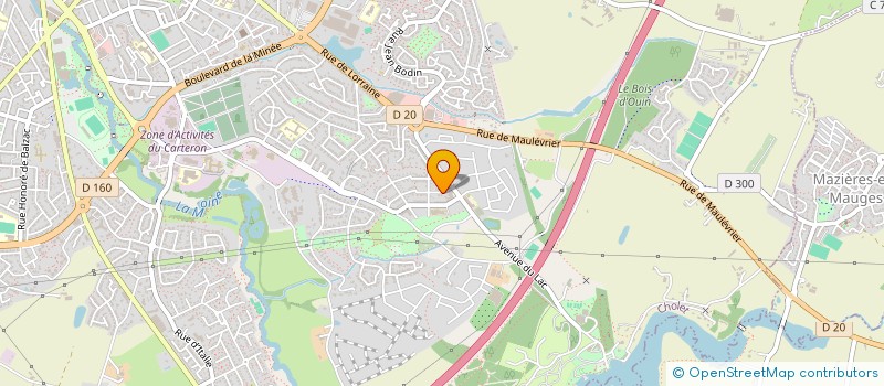localisation de l'entreprise MADAME OLIVIA ROCHEPEAU à CHOLET