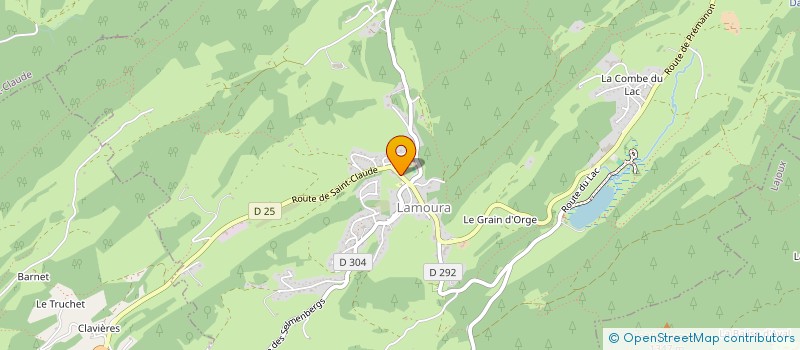 localisation de l'entreprise MADAME OLIVIA ROMANET  LAMOURA