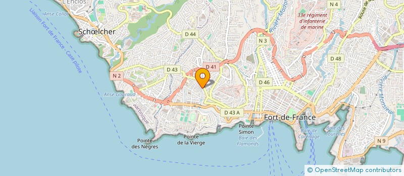 localisation de l'entreprise MADAME OLIVIA ROMER  FORT-DE-FRANCE