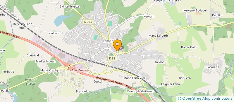 localisation de l'entreprise MADAME OLIVIA ROSSIGNOL  LANDEVANT