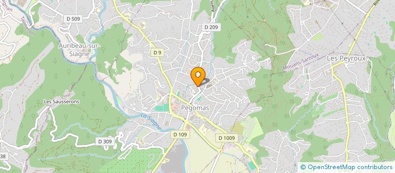 localisation de l'entreprise MADAME OLIVIA ROUDIER  PEGOMAS