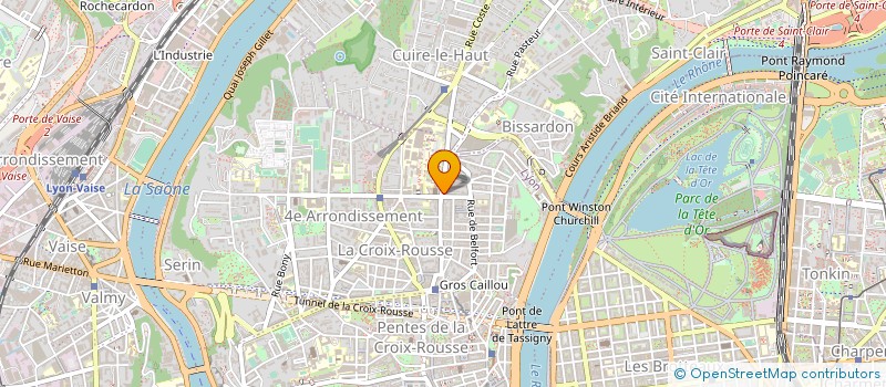 localisation de l'entreprise MADAME OLIVIA ROUQUET à LYON