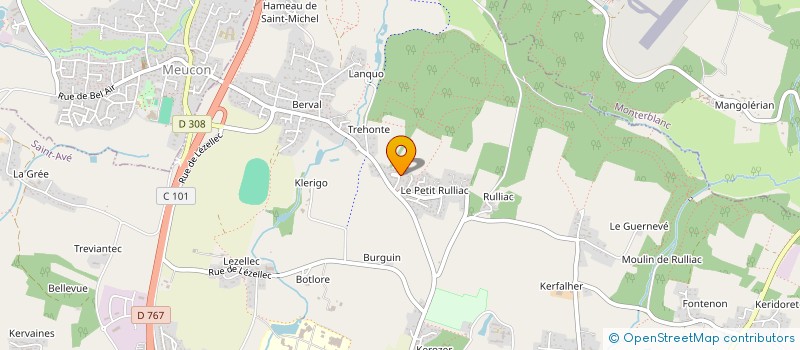 localisation de l'entreprise MADAME OLIVIA RUELLO  SAINT-AVE