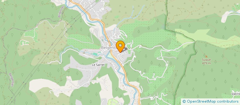 localisation de l'entreprise MADAME OLIVIA SALEZ  BELGENTIER