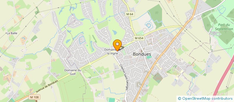 localisation de l'entreprise MADAME OLIVIA SALMON  BONDUES